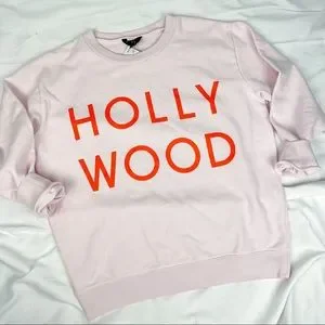 J.Crew Pink Hollywood Sweatshirt Sz Small